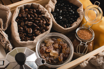 coffee and brown sugar