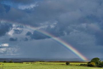 amazing view of a Rainbow in Galway - Ireland