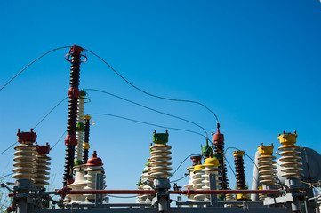 Electric transformer station