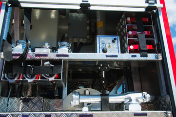 Rescue fire truck equipment