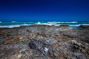 Rocks in the sea, Otranto, Puglia, Italy