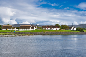 Fototapeta na wymiar House At The Coast. Landscape
