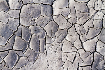 cracked earth and beautiful shades of gray