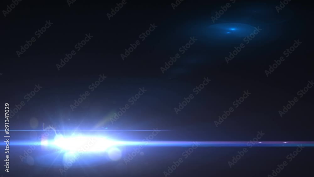 Wall mural lower third spark flash light transitions animation