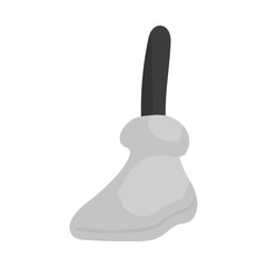 Vector design of foot and leg logo. Graphic of foot and gesture stock vector illustration.