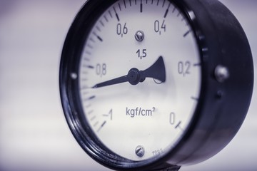 Pressure gauge old instrument meter,  equipment.