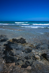 Rocks in the sea, Otranto, Puglia, Italy