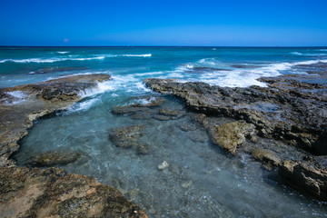 Rocks in the sea, Otranto, Puglia, Italy