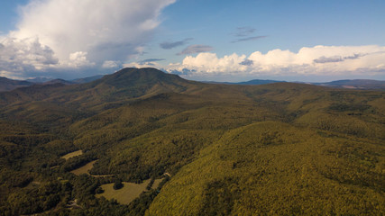 early autumn at Mount Sober Bash (Western Caucasus. South of Russia) - day in September
