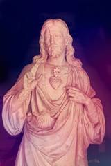 The Sacred Heart of Jesus, Catholic Christian Statue