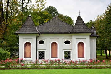 Park in Hellbrun castle near Salzburg in Austria