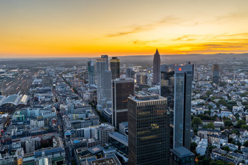 Frankfurt view from Main tower