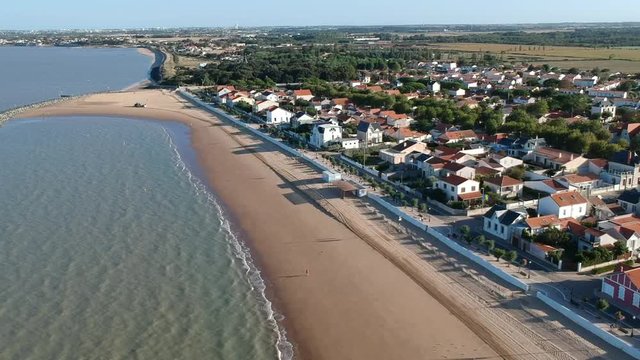 Chatelaillon Plage (Charente Maritime, France) - Vue a&eacute;rienne de la plage