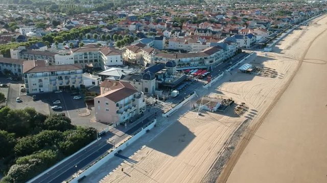 Chatelaillon Plage (Charente Maritime, France) - Vue a&eacute;rienne de la plage