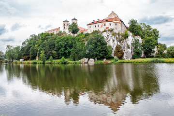 Naklejka na ściany i meble Historic abbey in Tynec near Cracow (Krakow) in Poland.
