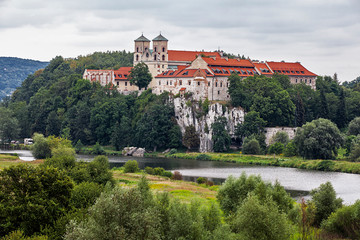 Naklejka na ściany i meble Historic abbey in Tynec near Cracow (Krakow) in Poland.
