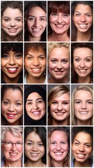 Portraits of different people