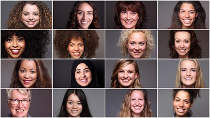 Portraits of different people