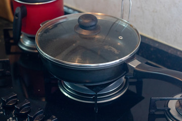 Cook and milk