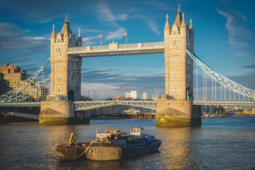 Fototapeta na wymiar Tower Bridge. London, 2017. Landscape format