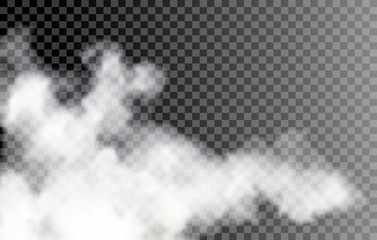 Fog on transparent background