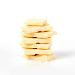 White chocolate stack