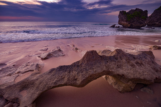 Labuan Sait Beach Bali Indonesia after sunset