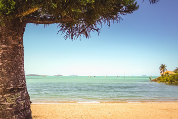 Empty Airlie Beach in Queensland, Australia