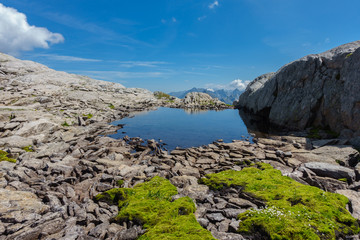 kleiner Bergsse im Hochgebirge im tiroler Zillertal