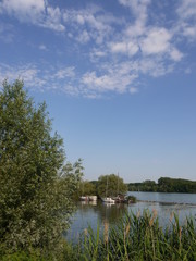 Obraz premium Spaziergang am Rhein