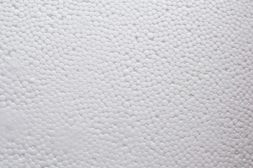 Styrofoam texture. White styrofoam close up.