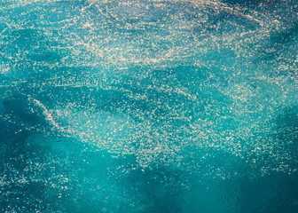 Blue Hole Diver's Bubbles