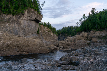 river in mountains