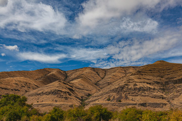 landscape of mountains