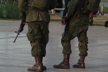 Soldiers in Rio de Janeiro