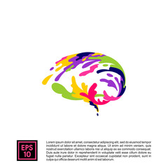 abstract brain logo