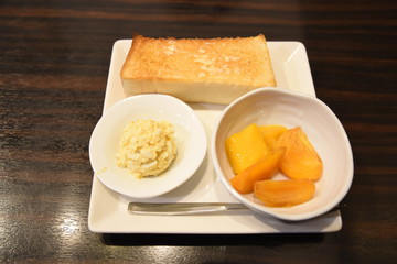 お洒落なCAFEのモーニングセット
