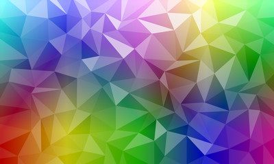 Colorful texture low poly colors background geometric mosaic Ai EPS