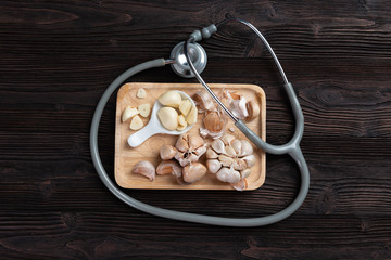 Garlic and oil capsules and Heart health benefits