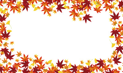 紅葉の枠飾り03