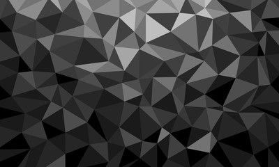 Graphite texture low poly black background geometric mosaic Ai EPS