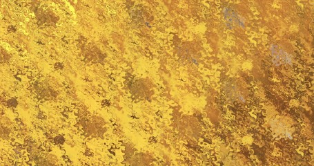 Golden foil background. Gold texture 3D rendering image