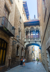 Fototapeta na wymiar Gothic Quarter, Barcelona
