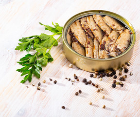 Sprats from Riga in oil