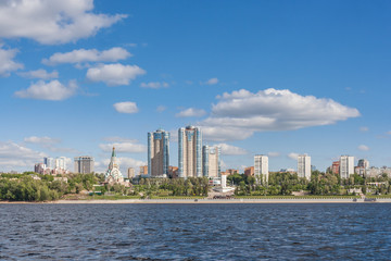 Fototapeta premium Stella Ladia and its surroundings in Samara, Russia