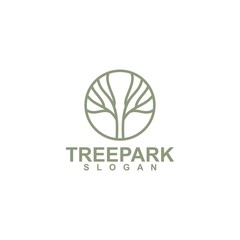 Tree of life logo design inspiration isolated, vector