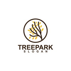 Tree of life logo design inspiration isolated, vector