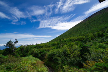 Fototapeta premium 岩手県 岩手山 百名山