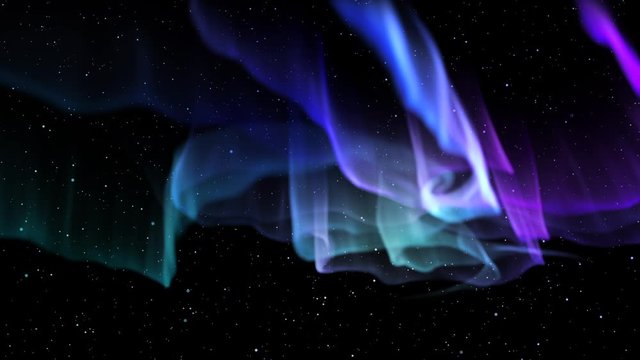オーロラ〜幻惑する光！星空の果てへ