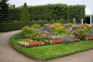 Flower bed in the Park